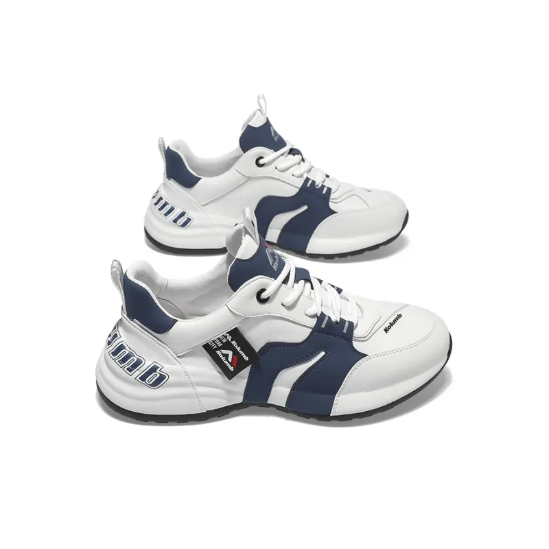 KOLUMB Low Top Outdoor Shoes Men's White Blue-1
