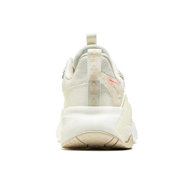 Erke Henan Museum Low Top Sports Casual Shoes Women's Ivory White-3