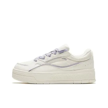 Anta Gentle Breeze Durable Breathable Low Top Skateboard Shoes Women's Ecru