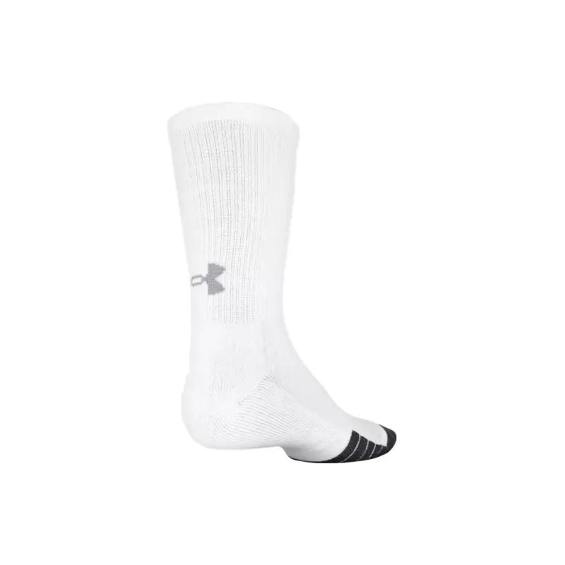 Under Armour Unisex UA Performance Tech Crew 6-Pack Socks Mid-Calf Socks Unisex 6 Pack Royal/White/Light Gray-4