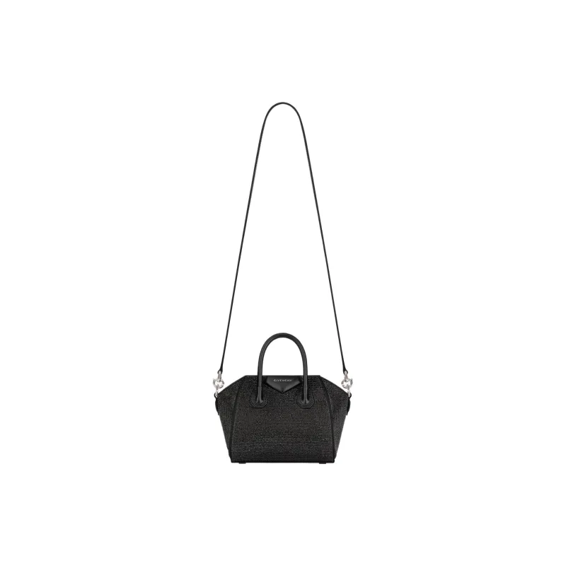 GIVENCHY Antigona Viscose Crossbody Bag, Handbag Mini Women's Black-1