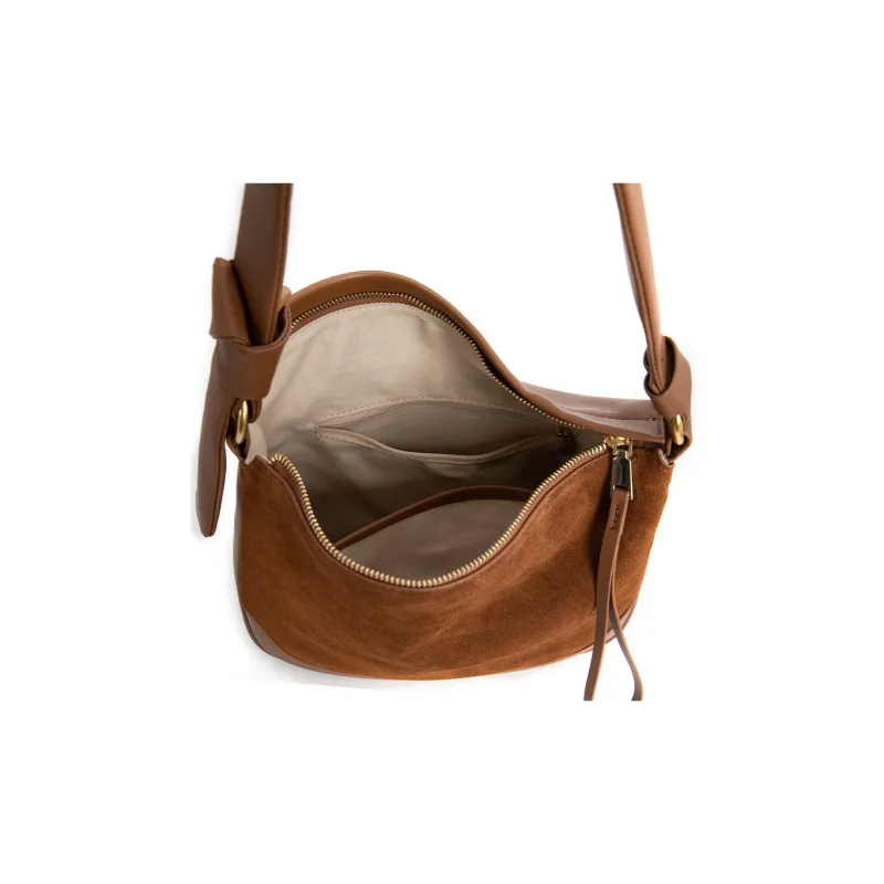VENOF Matte Genuine Cow Leather Women's Commute Shoulder Bag Women's Multicolor-9