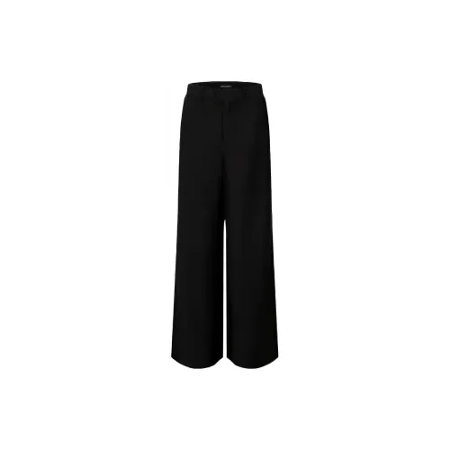 URBAN REVIVO Casual Pants Women's Jet Black