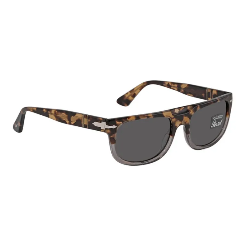PERSOL Acetate Rectangular Sunglasses Men's Brown-0