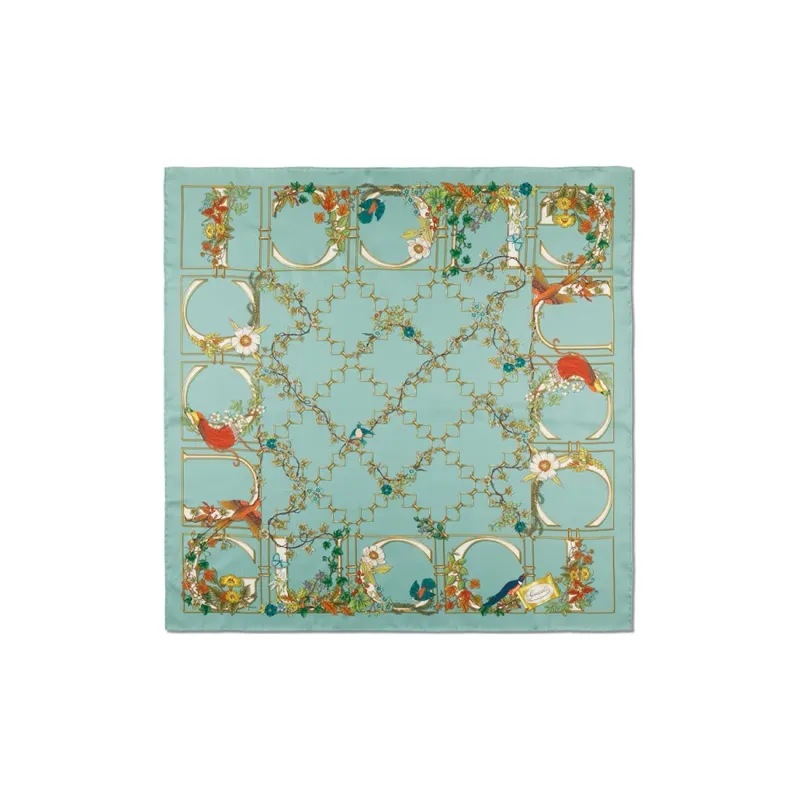 GUCCI Floral Print Scarf-0
