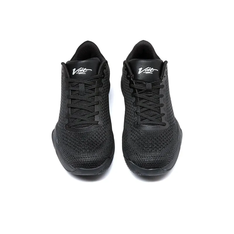 VOIT Basketball Shoes Men Low Top Ice Black-3
