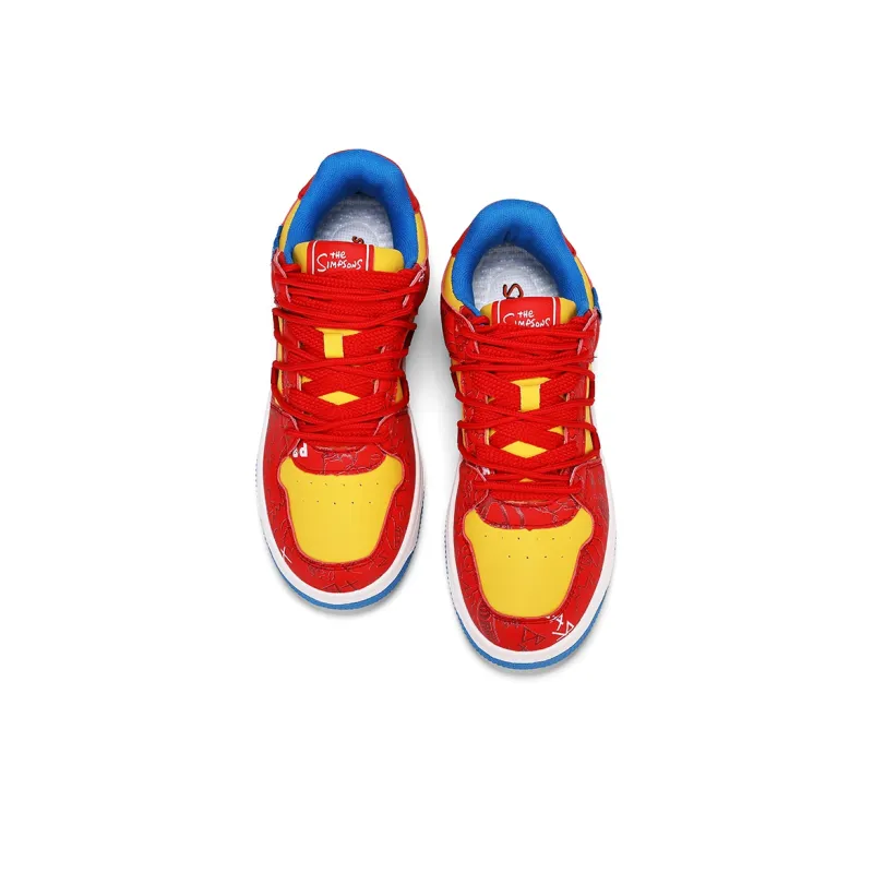 The Simpsons Low Top Skateboard Shoes Unisex-4