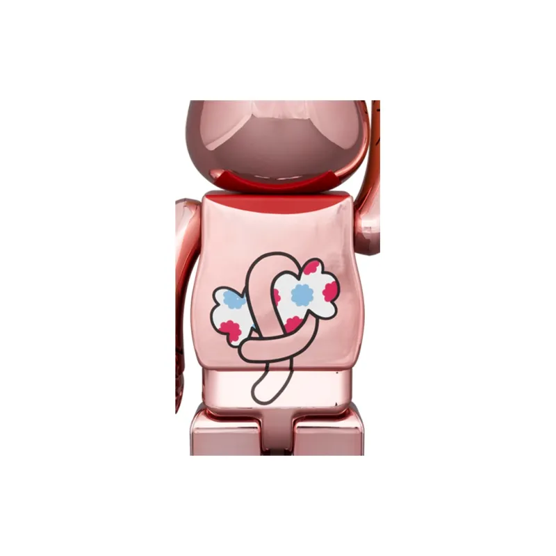 BE@RBRICK Lucky Cat Peko chan Money Luck Peach Gold-3