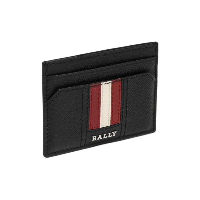 BALLY Striped Leather Cardholder-1