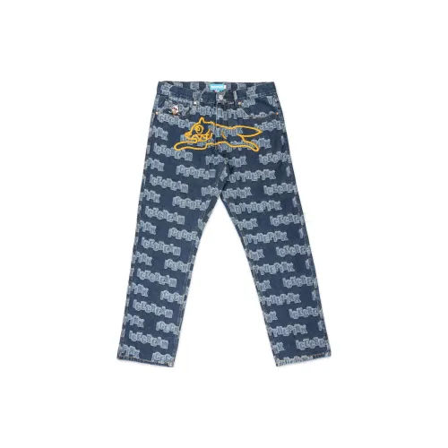 Ice Cream Jeans Unisex Jacquard Indigo