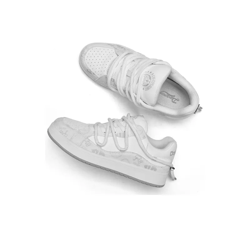 DoraemonA Box Limited Edition Puffy Shoes Low-Top Skateboard Shoes Unisex-30