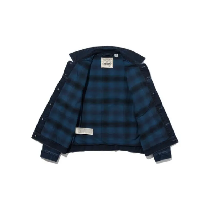 Levis Jackets Coats Men's Dark Blue-2