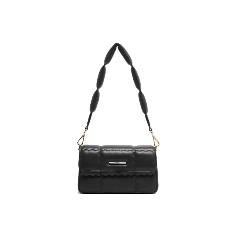 MICOCAH PU Shoulder Bag, Small Square Bag, Crossbody Bag, Shoulder Bag Women's Chocolate Brown/Figaro Dark-3
