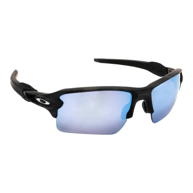 Oakley Plastic Rectangular Sunglasses Men's Black-0