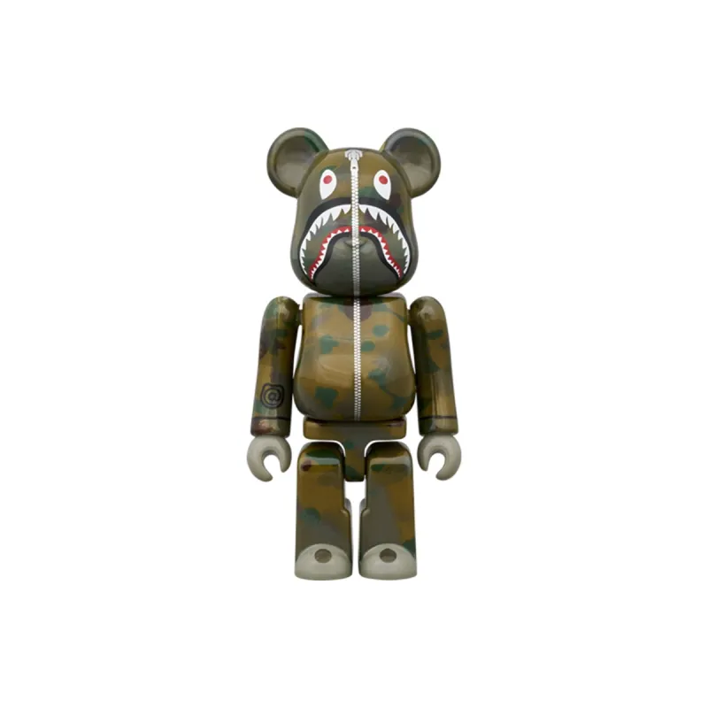 BE@RBRICK Bape R X Alpha Camo Shark 2023-1
