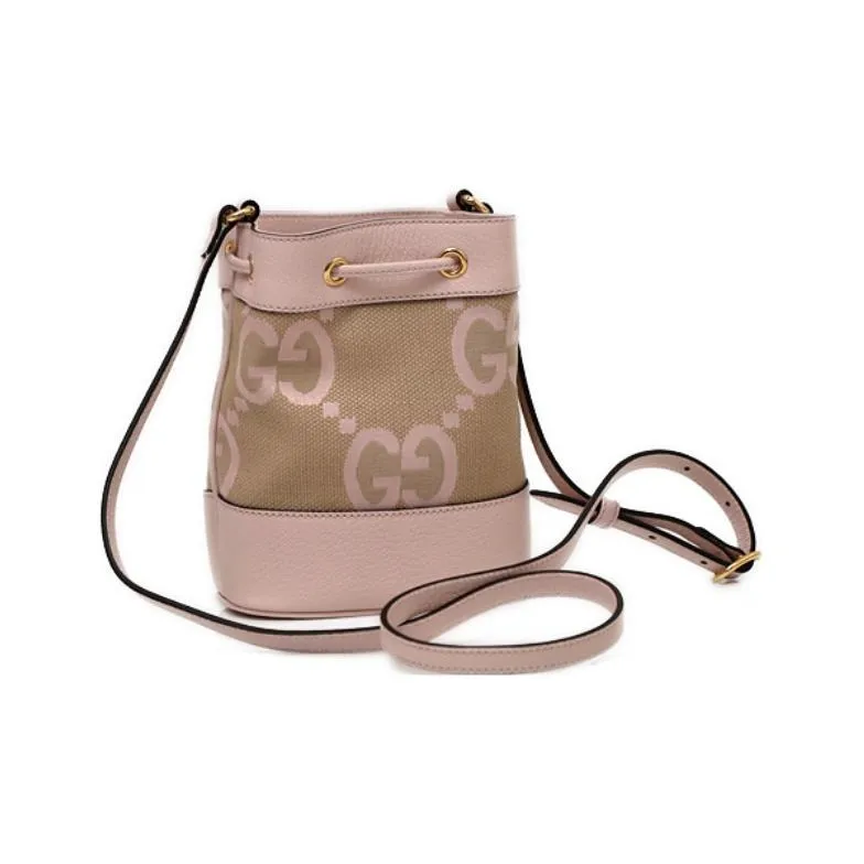 GUCCI Ophidia Canvas With Leather Bucket Bags Crossbody Bag, Shoulder Bag Women's-2