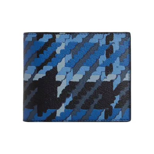 COACH 3 IN 1 Wallet Coated Canvas Coin Purse Wallet Regular Unisex Gunmetal With Denim Multicolor