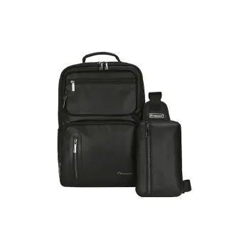 Diplomat Fabric Laptop Backpack Large Size Unisex Black