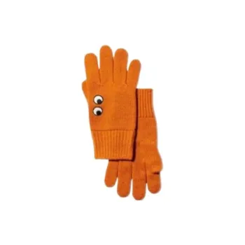 UNIQLO Knit Gloves Unisex Orange