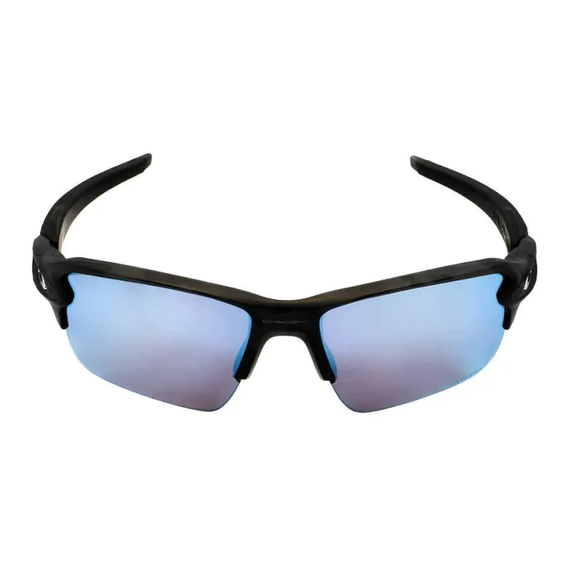 Oakley Plastic Rectangular Sunglasses Men's Black-1