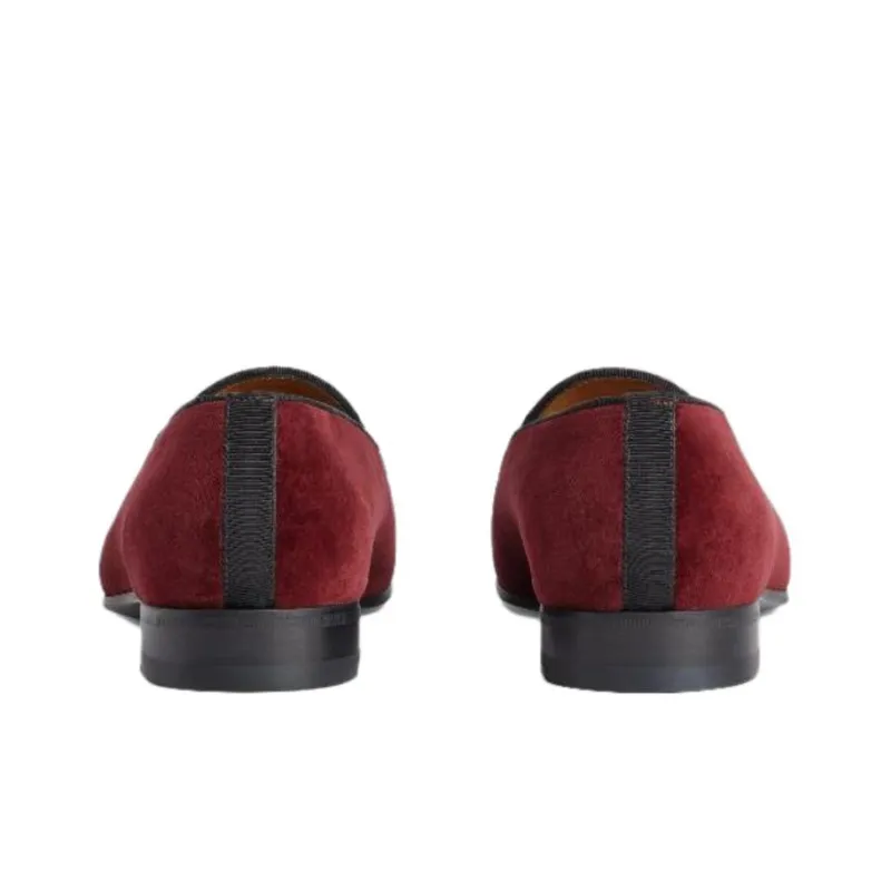 GUCCI Men's Casual Shoes Men's Burgundy-4