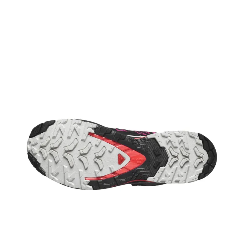 SALOMON XA Pro 3D V9 Cushioning Low-Top Outdoor Shoes Men's Black Purple-4