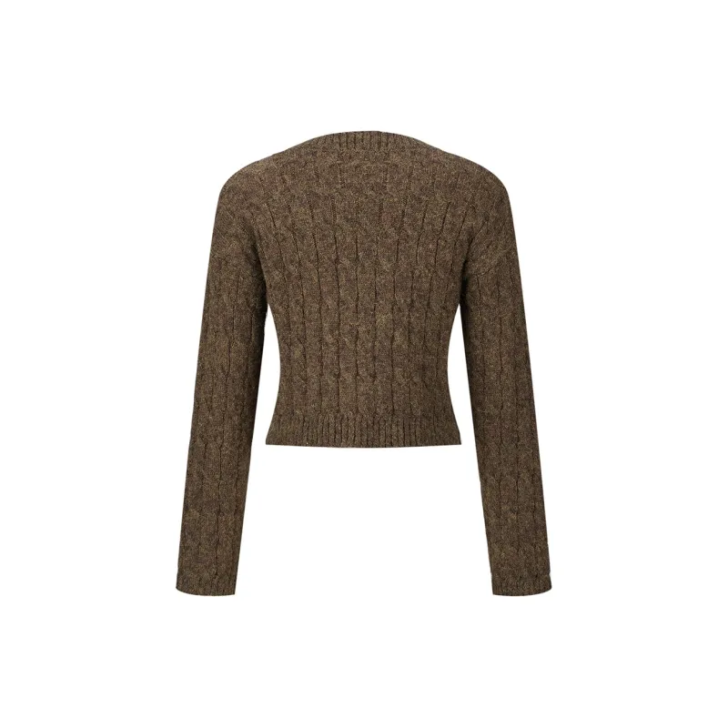 AZEPAM Knitwear Women's Heather Gray Green-1