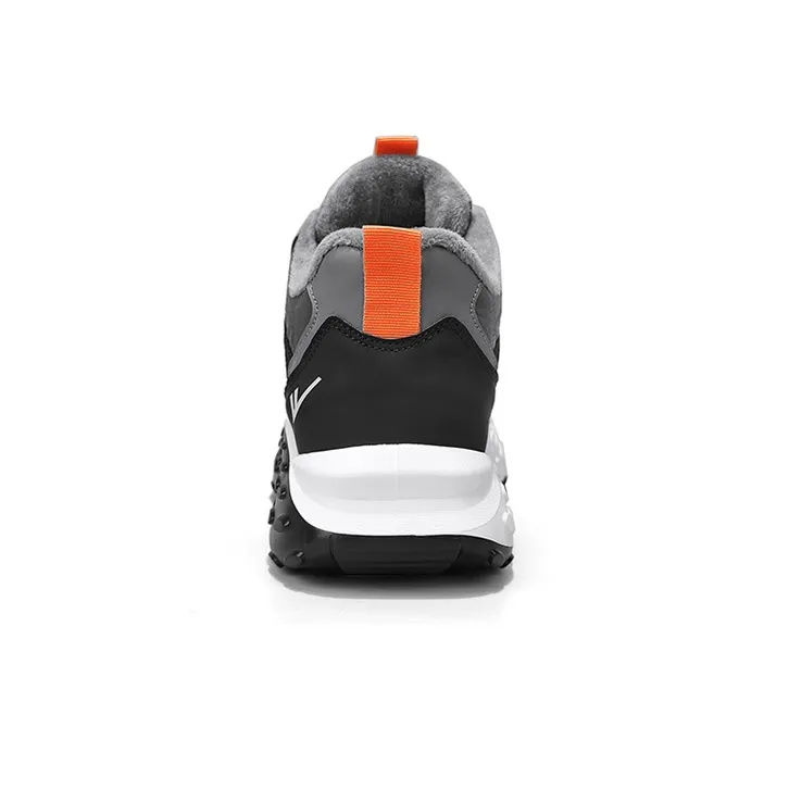 Warrior Low Top Chunky Sneakers Men's Gray Black-5