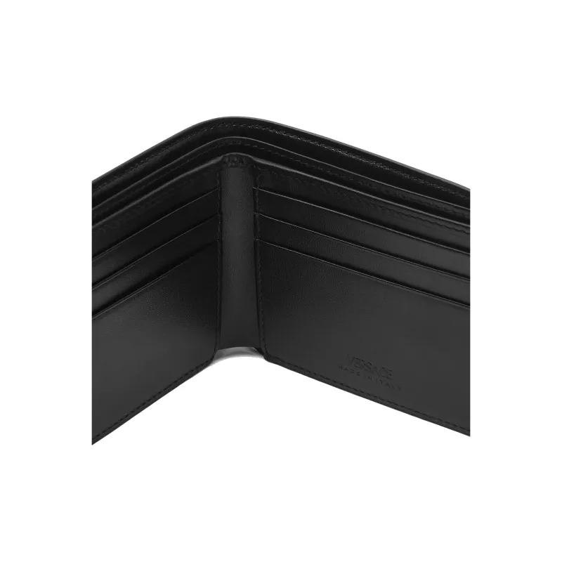 VERSACE Barocco Polyamide Wallet Men's Black-2
