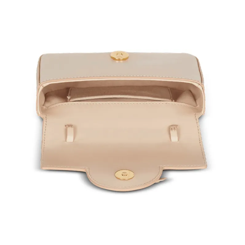 BALMAIN B Buzz Logo Plaque Foldover Top Mini Tote Bag-3