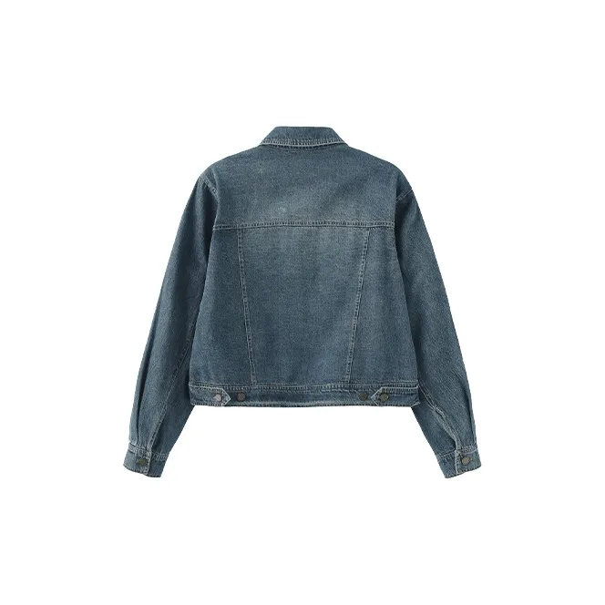 CUBIC Denim Short Coat, Denim Shorts Women's-1