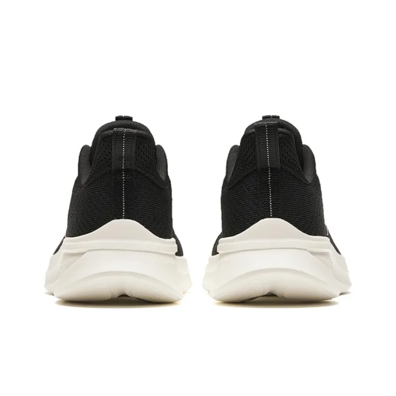 Anta Interclouds Cushioning Breathable Balanced Lightweight Low Top Running Shoes Men's Black-3