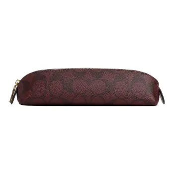 COACH Pencil Case Makeup Bags Gold