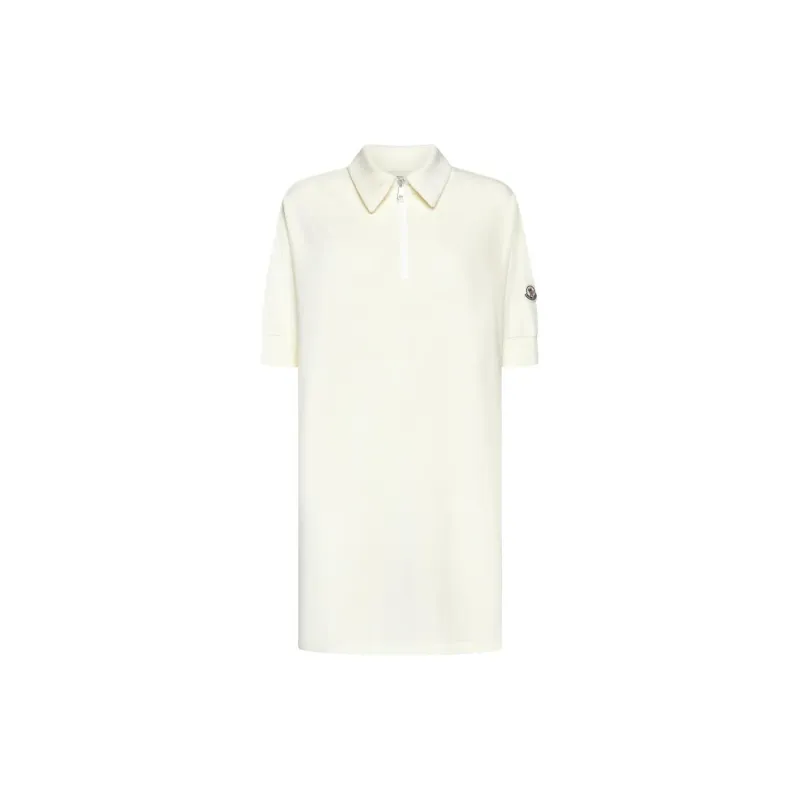 Moncler Short-Sleeved Dresses Women's Beige-1