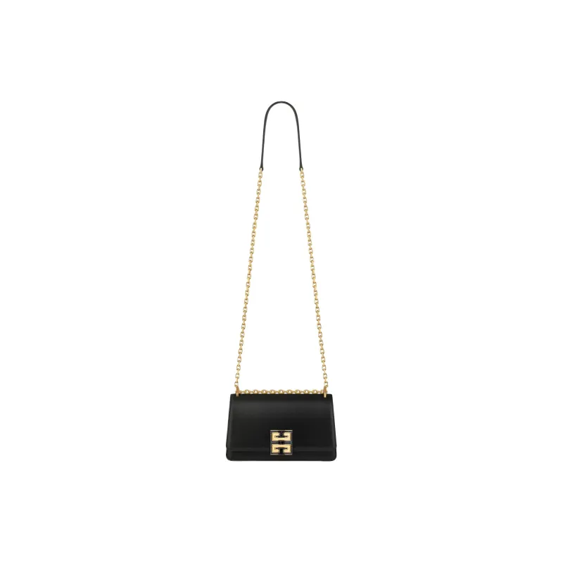 GIVENCHY Calfskin Shoulder Bag Crossbody Bag Small Size Women's Black-1