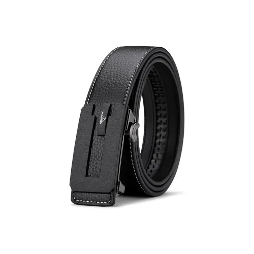 SEPTWOLVES Business Casual Automatic Buckle Leather Belts Men's Width  3.5cm