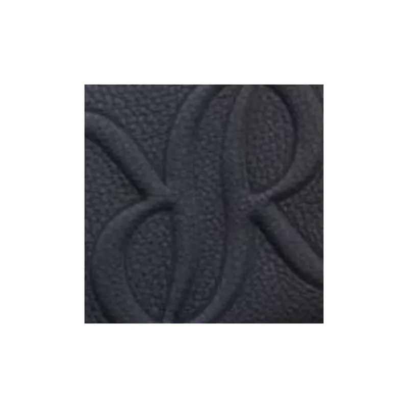 RAPPORT Genuine Leather With Beaded Surface Leather Wallet Large Size Women's Black-4
