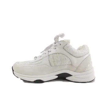 CHANEL Low Top Sports Casual Shoes Women's White
