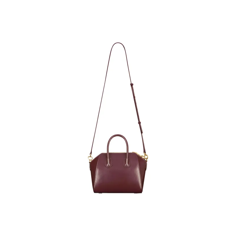 Givenchy Antigona Cow Leather Shoulder Bag, Crossbody Bag, Handbag Mini Women's Rouge Red-2