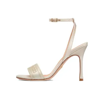 DIOR Dway One Strap Sandals 10cm Women's Gold