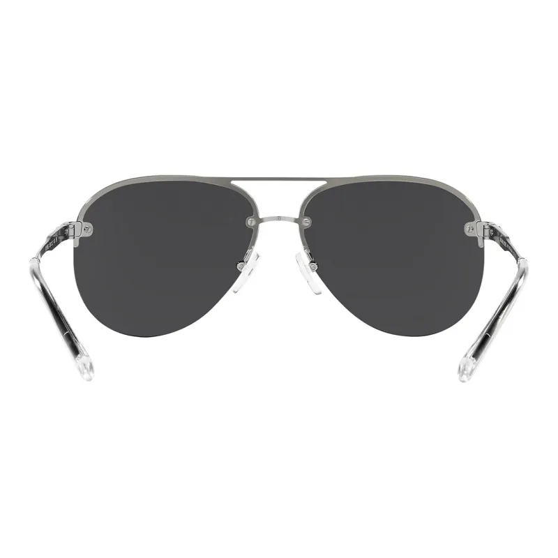MICHAEL KORS Metal Aviator Sunglasses Women's Silver-3