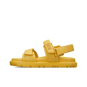 DIOR DiorAct Beach Sandals Women's Yellow