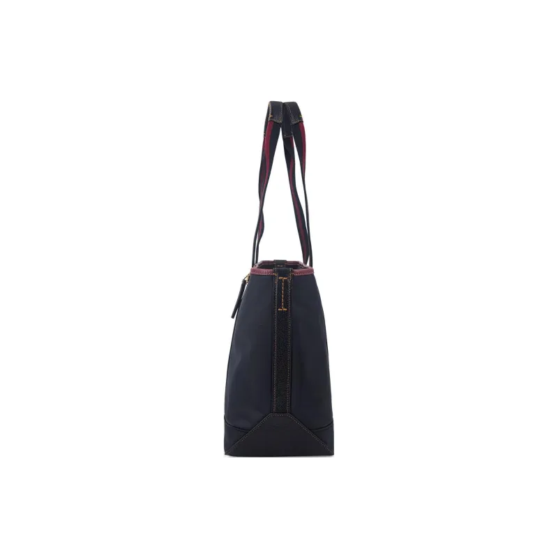 COACH Nylon Fabric Tote Bag, Shopping Bag, Luggage Bag, Handbag, Shoulder Bag Unisex Black-4