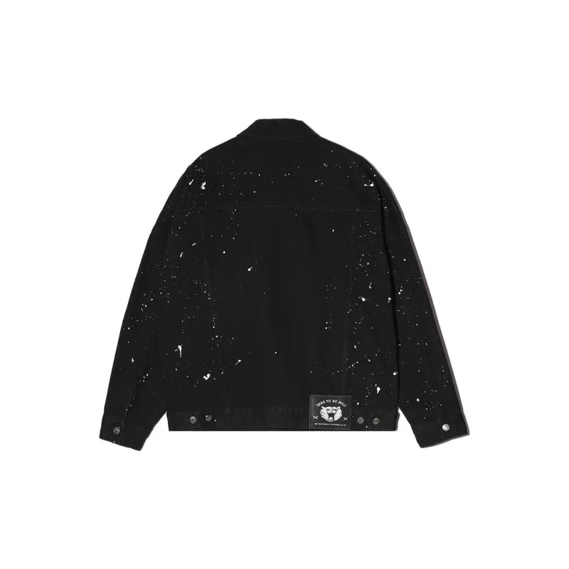 TCH Denim Jackets Men Black-1