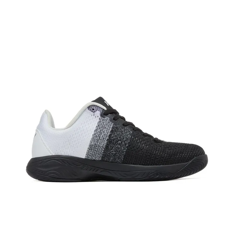 VOIT Basketball Shoes Men Low Top Black/Ice White-1