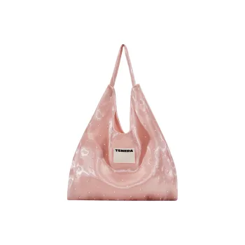 Tenera Recycled Polyester Handbag Shoulder Bag Regular Women's Pearls/diamonds