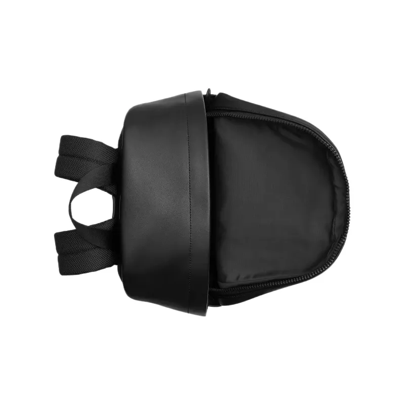 COACH Edge Coated Canvas With Smooth Calfskin Backpack Large Size Men's Gunmetal & Wood Charcoal & Black-2