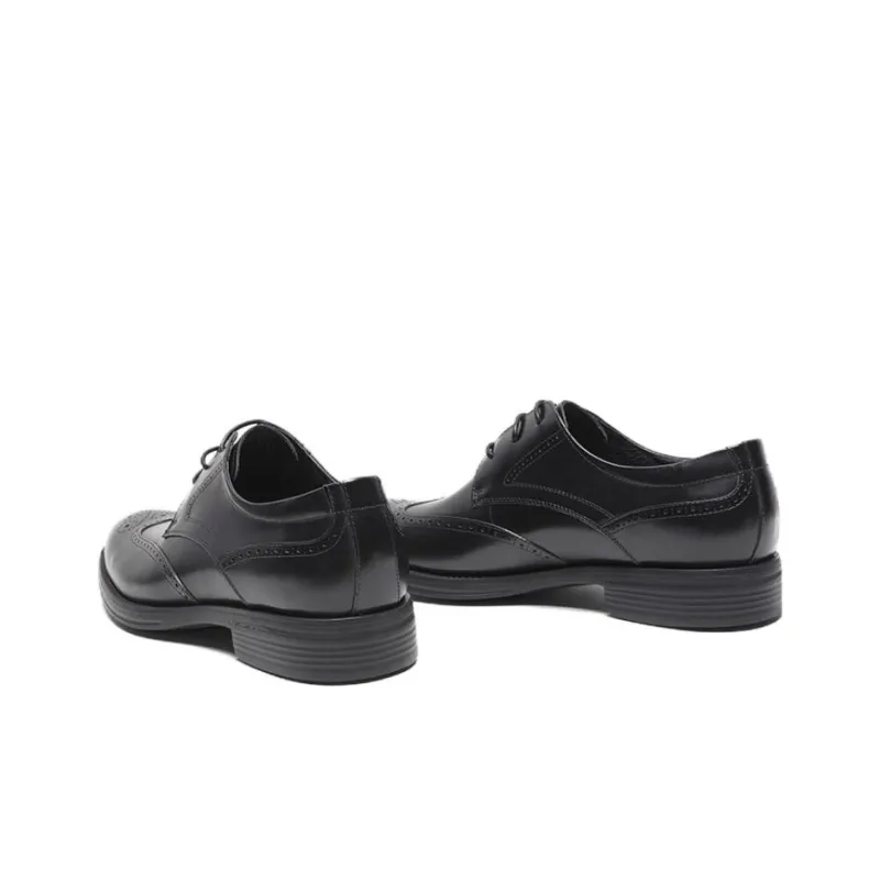 TATA Dress Shoes Men Low Top Solid Color-2