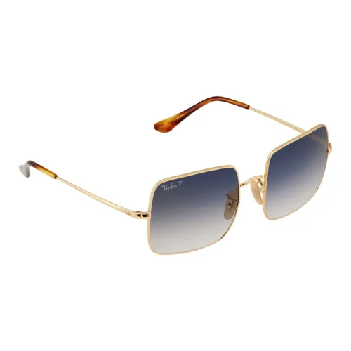 RayBan Metal Irregular Shape Sunglasses Unisex Gold
