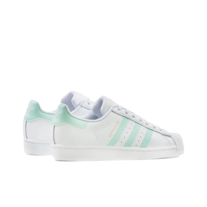 Adidas Superstar White Clear Mint-2
